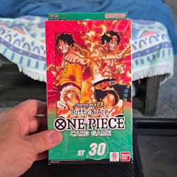 Bandai One Piece Card Game Starter Deck EX Luffy & Ace 50-Card English ST-30 - Image 1