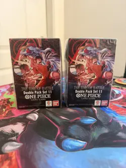 One Piece TCG OP-16 The Time Of Battle Double Pack Set 11 Lot Of 2 - Image 1