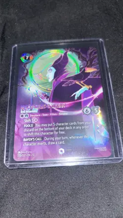 Maleficent Diablo Evil Incarnate Enchanted Disney Lorcana Attack of the Vine 235 - Image 1