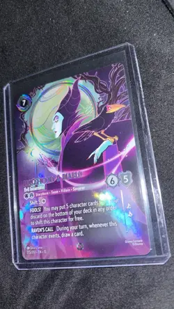 Maleficent Diablo Evil Incarnate Enchanted Disney Lorcana Attack of the Vine 235 - Image 3