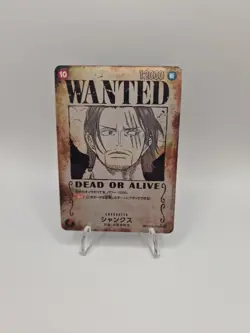 ONE PIECE Card OP09-004 Shanks Wanted Emperors in the New World OP Card Bandai - Image 1