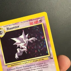 Pokemon TCG Haunter Fossil Unlimited Rare Holo Card 6/62 WOTC LP - Image 4
