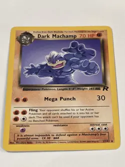 Pokemon Card - Dark Machamp Team Rocket 27/82 Rare - Image 2