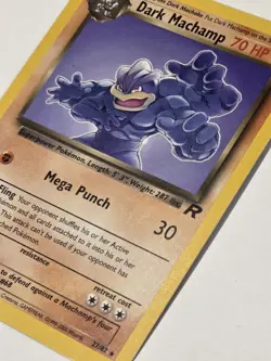 Pokemon Card - Dark Machamp Team Rocket 27/82 Rare - Image 3