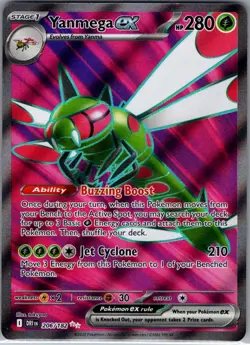 Yanmega ex 206/182 SV10: Destined Rivals - Pokemon Card - NM - Image 1