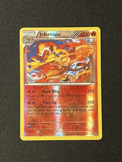 Infernape 20/114 - Steam Siege - Rare - Reverse Holo - Pokemon Card TCG - LP - Image 1