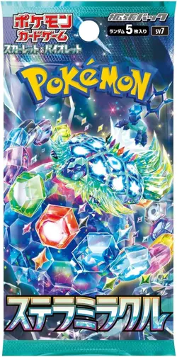 Pokemon Cards Stellar Miracle SV7 Scarlet Violet Japanese Booster Pack SEALED - Image 1