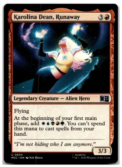 MTG Karolina Dean, Runaway MSC #694 Normal NM Magic the Gathering - Image 1