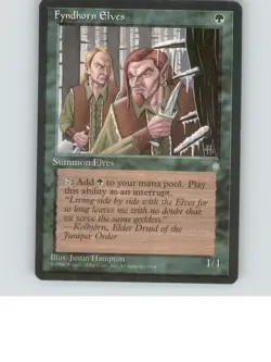 Fyndhorn Elves 132 Common Ice Age Lightly played b3-678 - Image 1