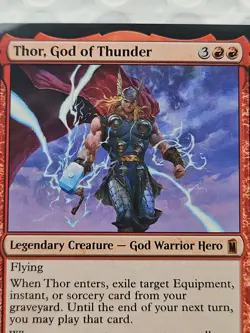 Thor, God of Thunder Marvel Super Heroes, Magic the Gathering, MTG **NEW** - Image 5
