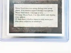 Mana Vault MTG Magic the Gathering 4th Edition NM Never Played - Image 2