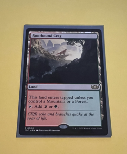 MTG - Rootbound Crag - Tarkir: Dragonstorm Commander - Image 1