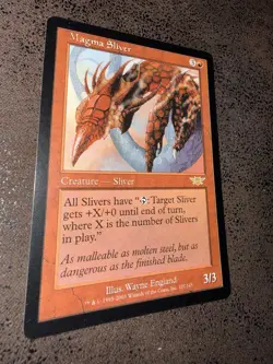 MTG Magma Sliver, LEGIONS release, RARE SLIVER, NM condition from 2003 - Image 4
