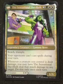 Jennifer Walters Sensational She Hulk FOIL Marvel Magic the Gathering MTG - Image 1