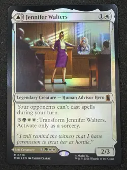 Jennifer Walters Sensational She Hulk FOIL Marvel Magic the Gathering MTG - Image 2
