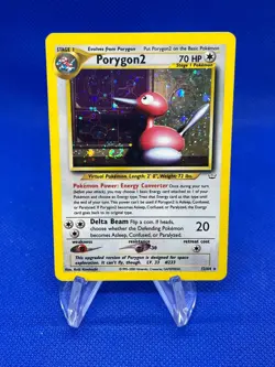 VTG 2000 WOTC Pokemon Neo Revelation Porygon2 12/64 Holo Rare LP - Image 1