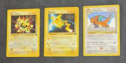 Pokemon TCG The First Movie Black Star Promo Lot: Electabuzz Pikachun Dragonite - Image 3
