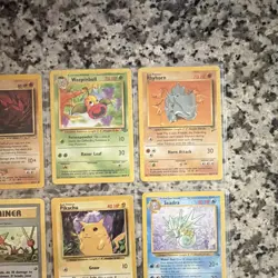Nintendo Pokemon TCG Vintage 1st Edition Lot (9) Team Rocket/Fossil/Jungle - Image 3