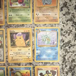 Nintendo Pokemon TCG Vintage 1st Edition Lot (9) Team Rocket/Fossil/Jungle - Image 4
