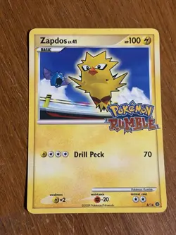 Pokemon Rumble Zapdos 8/16 Moderately Played - Image 1