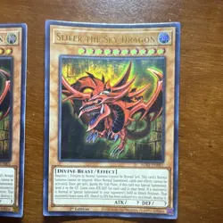 Yu-Gi-Oh! EGS1 1st Edition 3 Card Lot Slifer the Sky Dragon Obelisk Divine-Beast - Image 3