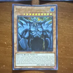 Yu-Gi-Oh! EGS1 1st Edition 3 Card Lot Slifer the Sky Dragon Obelisk Divine-Beast - Image 4