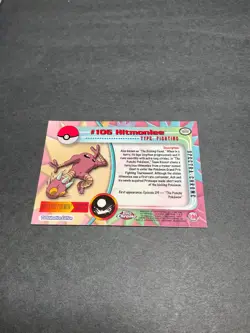 🔥 2000 Topps Chrome Pokemon Cards - Series 2 - Hitmonlee #106 - SPECTRA - MINT - Image 5