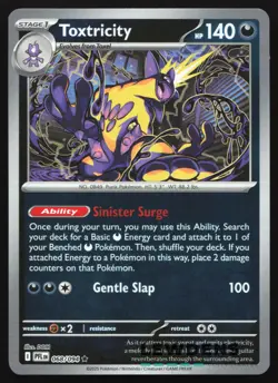 Toxtricity - 068/094 - Reverse Holo Rare - Phantasmal Flames - Pokemon Card - Image 1