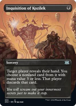MTG - Inquisition of Kozilek - Borderless - Double Masters 2022 - Magic - Image 1