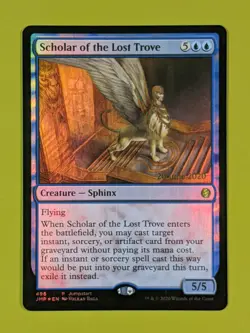 FOIL Scholar of the Lost Trove x1 Jumpstart LAUNCH PROMO 1x MTG - Image 1