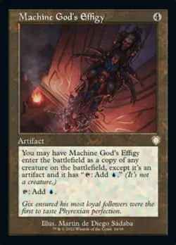 x1 Machine God's Effigy R MTG Commander: The Brothers' War M/NM, English - Image 1