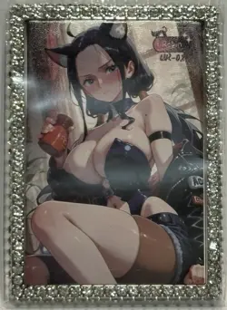One Piece, Silver Gem Frame, Sexy Cat Robin Card, UR-02, Waifu! 🔥🔥 - Image 1
