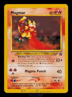 Pokemon Card Magmar 44 Wizards Black Star Promos Promo WOTC NM 1999 - Image 1