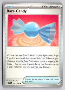 RARE CANDY 191/198 COMMON SCARLET & VIOLET POKEMON NM - Image 1