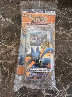 Pokemon Tcg Mazzo Richiamo Delle Leggende Lucario Con Busta E Promo Ita Sealed - Image 1