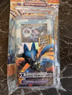Pokemon Tcg Mazzo Richiamo Delle Leggende Lucario Con Busta E Promo Ita Sealed - Image 3