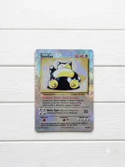 Pokemon TCG Snorlax Custom 2002 1st Edition Base Set Reverse Holo Cards - Image 3