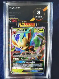 Carte pokemon Phyllali GX CGG 8 Francais Ultra prisme 13/156 26140001 - Image 1