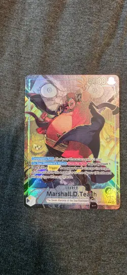 One Piece Marshall.D.Teach (080) Alt Art OP16-080 The Time of Battle Foil C - Image 2