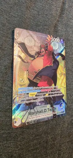 One Piece Marshall.D.Teach (080) Alt Art OP16-080 The Time of Battle Foil C - Image 3