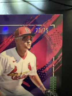 2026 Topps Finest RARE JJ Wetherholt #269 RC Serial Numbered 73/75 Cardinals - Image 2