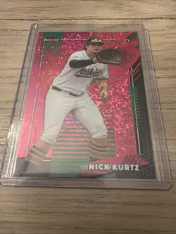 Topps Finest 2026 Nick Kurtz A’s Athletics RARE Pink Diamonds Reflactor #251 - Image 1