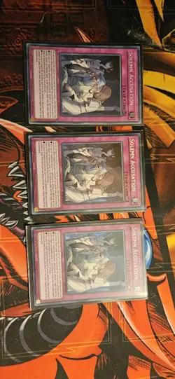 BLZD-EN079 Solemn Accusation x3 Secret Rare 1st Edition YuGiOh Playset - Image 1