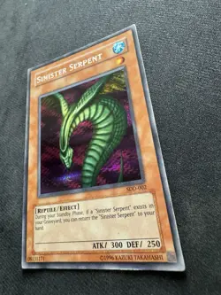 Yu-Gi-Oh! TCG Sinister Serpent SDD-002 Stairway to the Destined Secret Rare Card - Image 2