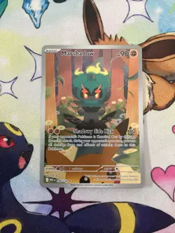 Pokemon TCG Marshadow 146/132 ME01 Illustration Rare Mint - Image 1