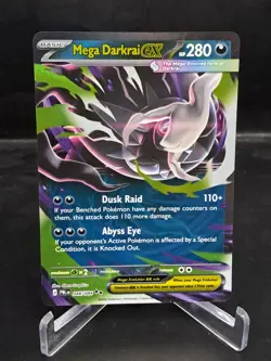Mega Darkrai ex 048/084 | Pitch Black | Double Rare Pokemon Card - Image 1