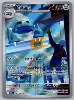 Metang Holo Illustration Rare ME04: Chaos Rising 094/086 NM - Image 1