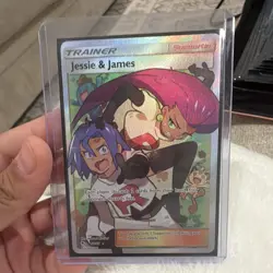 Pokemon Jessie & James 68/68 Hidden Fates Full Art Holo Ultra Rare 2019 EN - Image 1
