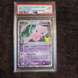 PSA 9 - Mew EX 88/92 - Celebrations Classic Collection - Pokemon TCG - Mint 9 - Image 1
