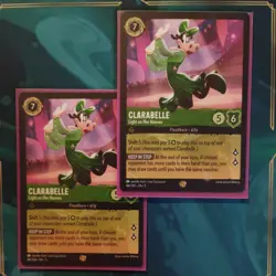 3x💃🏼🐮 Clarabelle - Light On Her Hooves 👠💄 3 NonFoil Lorcana TCG Cards - Image 2